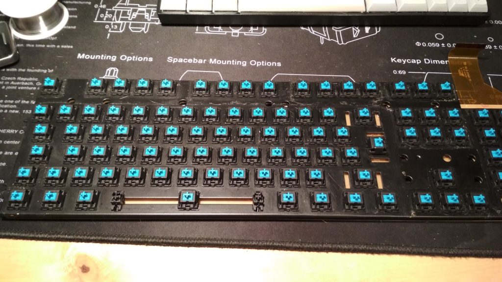 Blue switches on DAS ultimate 4 keyboard